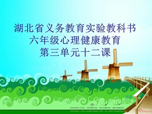 鄂科版六年級心理健康12C 感謝有你 課件.ppt