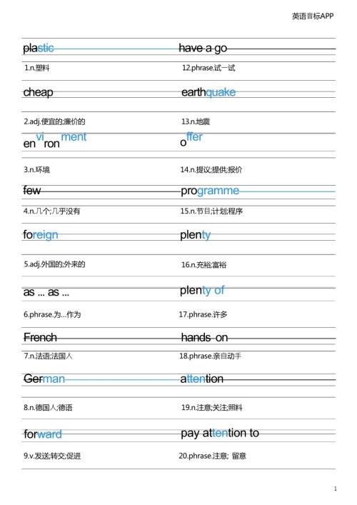 2025秋譯林版八年級上冊英語Unit2衡水體字帖.docx